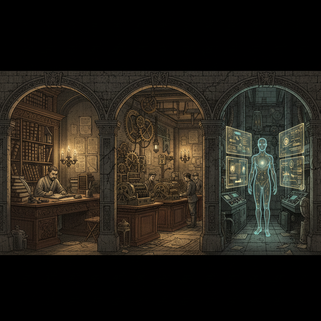 조직 자동화 문턱 진화 이미지