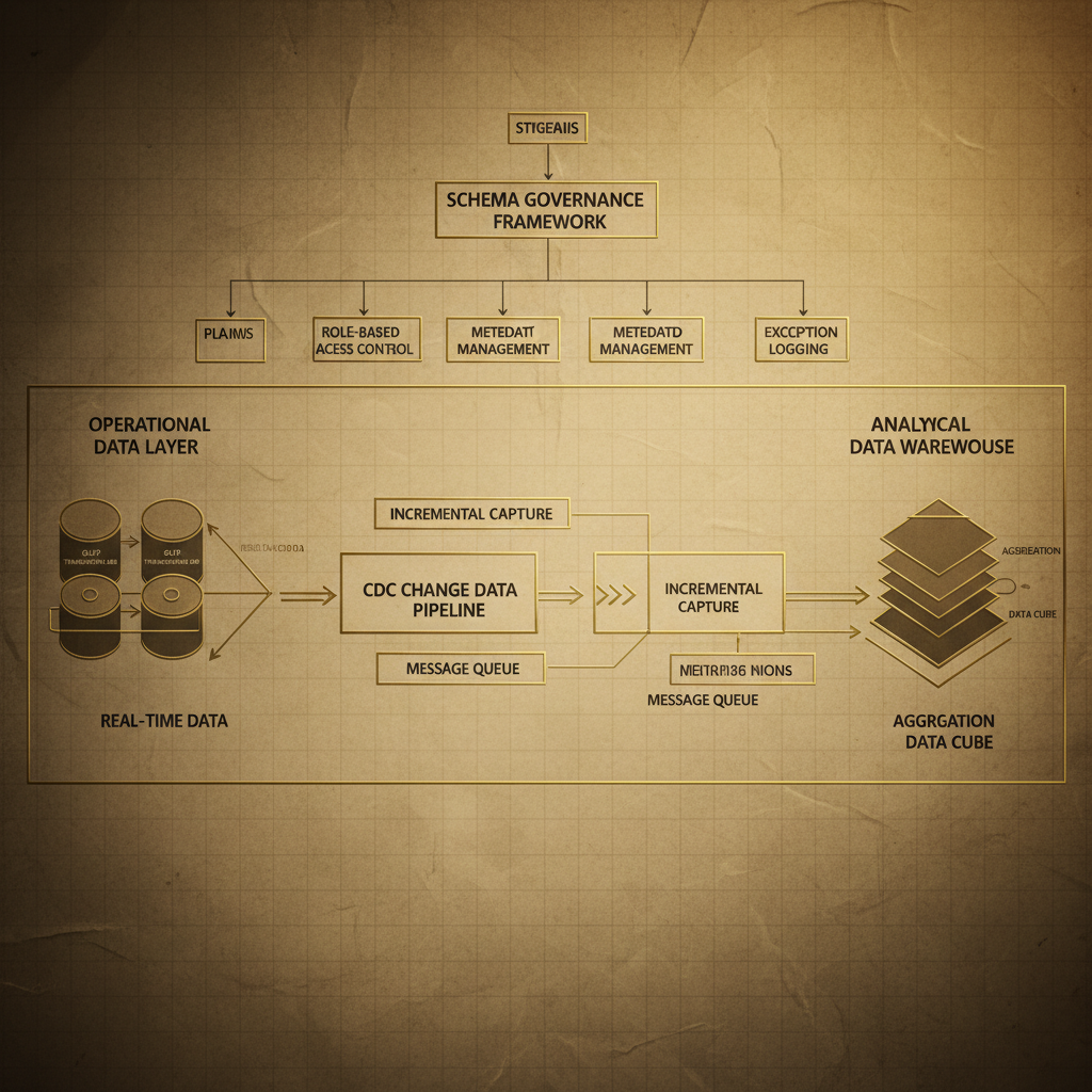 데이터 인프라 운영 구조 다이어그램