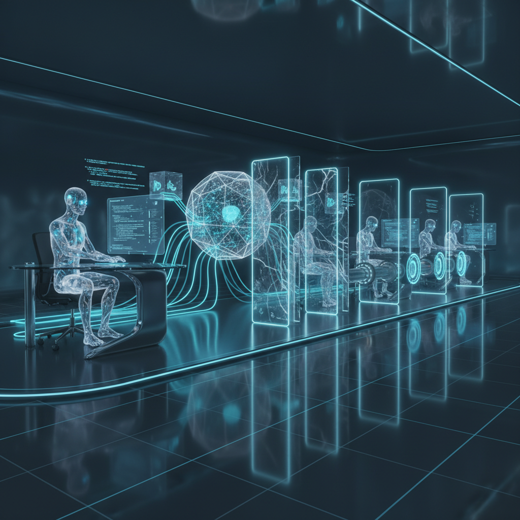 대표 이미지: 에이전트형 AI가 개발 파이프라인과 코드 변경에 개입하면서 신뢰와 책임 경계가 흐려지는 상황을 보여주는 개념도