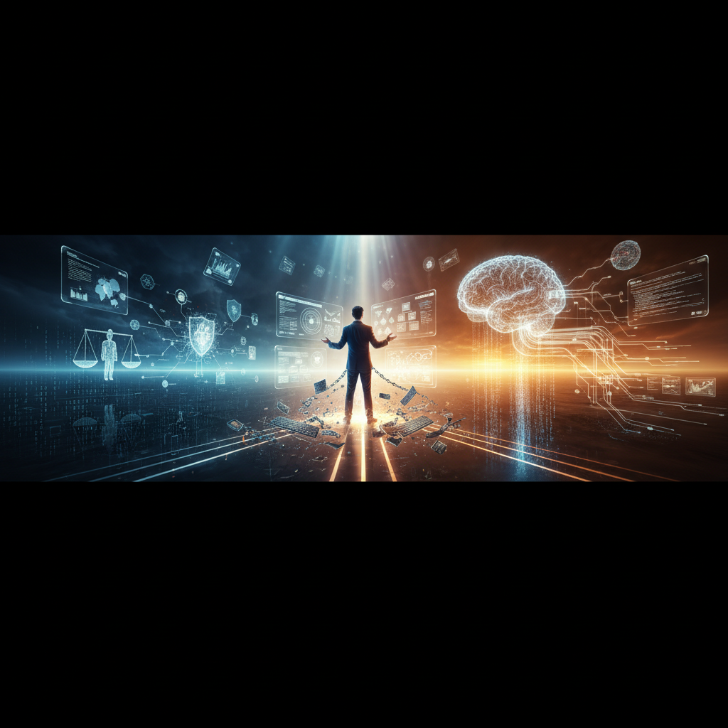 대표 이미지: AI 시대 개발자의 역할 변화를 상징하는 이미지