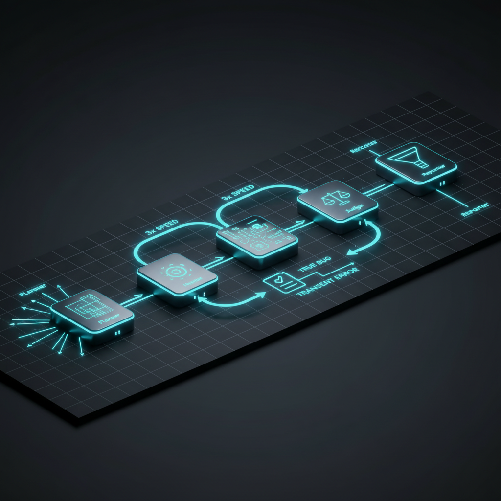 멀티 에이전트 역할 분해 아키텍처 다이어그램