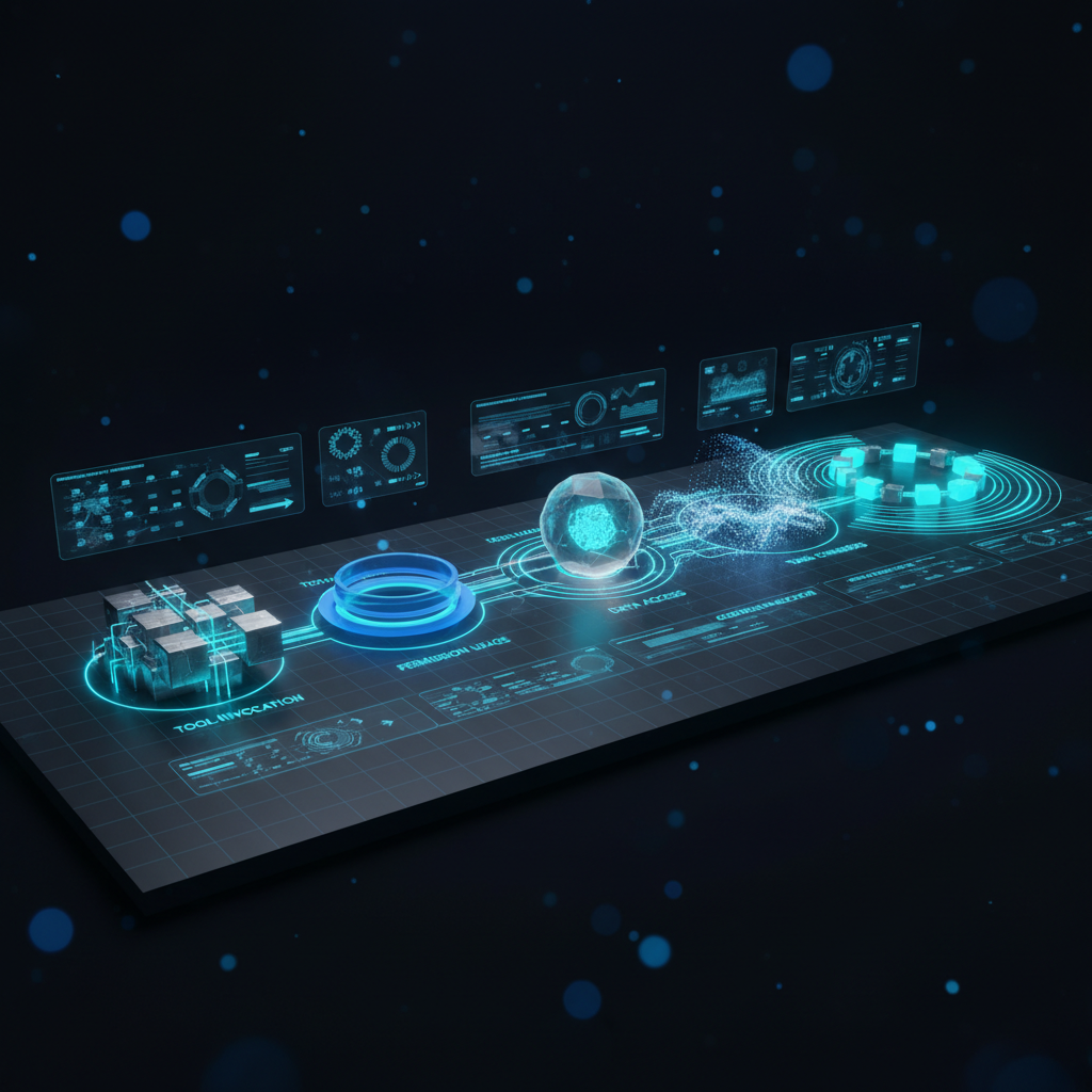 대표 이미지: AI 에이전트의 행위 기반 보안 모니터링 개념