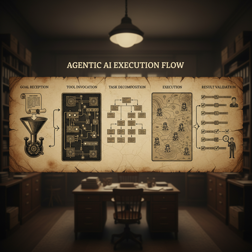 에이전틱 AI 정의 다이어그램