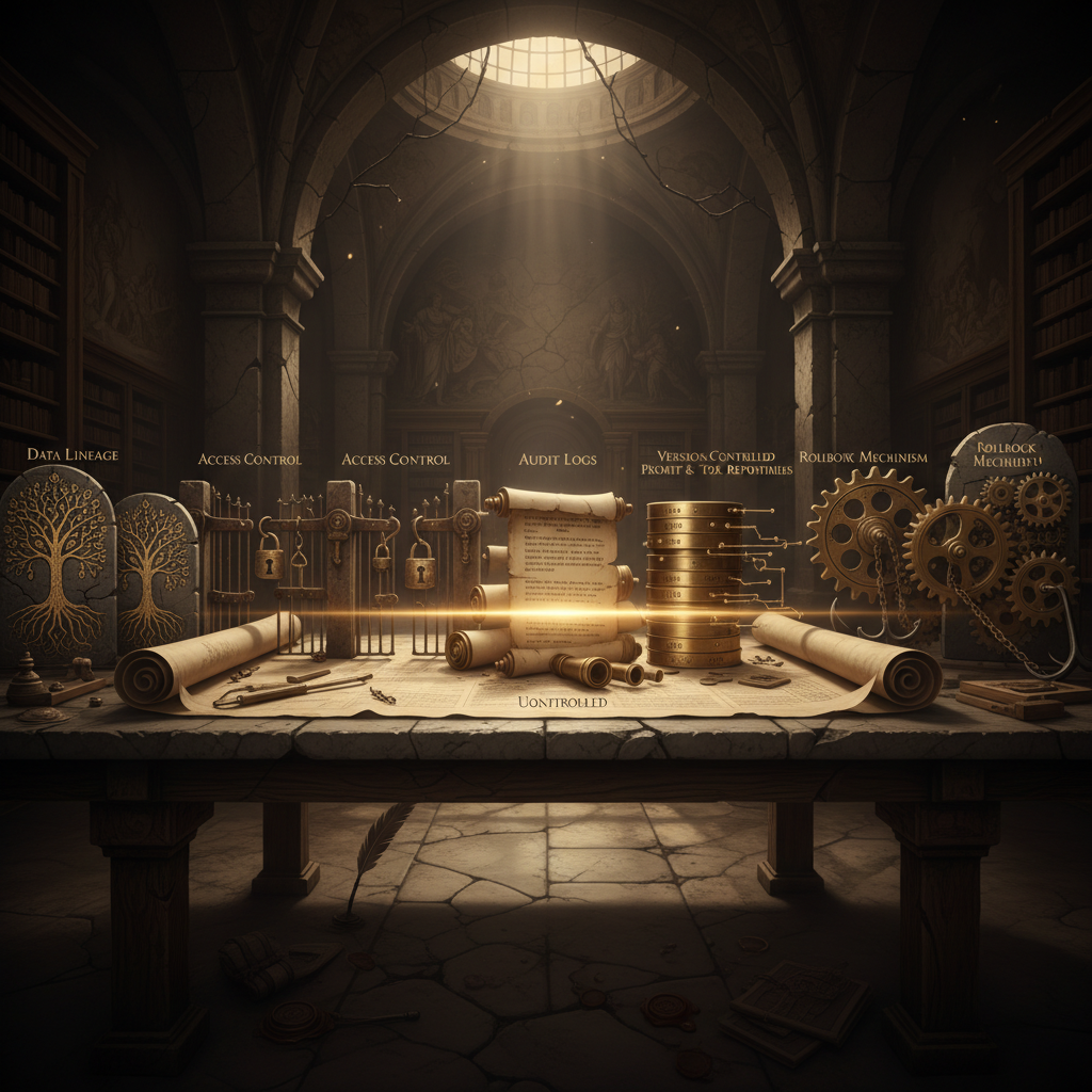 AI 인프라 책임 경계선 구성 인포그래픽