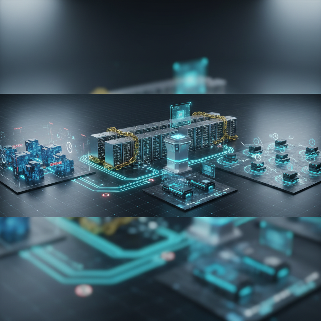 대표 이미지: 2026 하이브리드 AI 아키텍처 전체 구조를 상징하는 비용·규제·지연시간 제약을 다루는 혼합 시스템