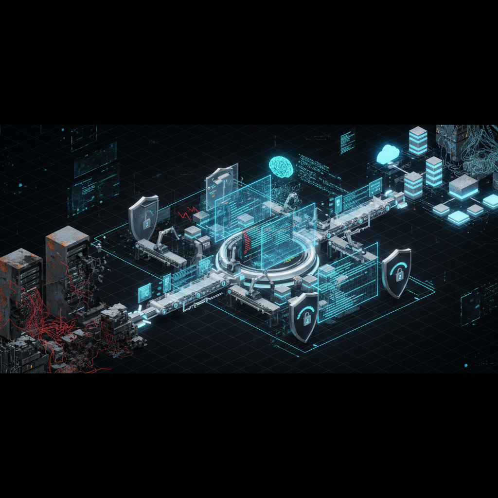 대표 이미지: 레거시 시스템 현대화 워크플로우