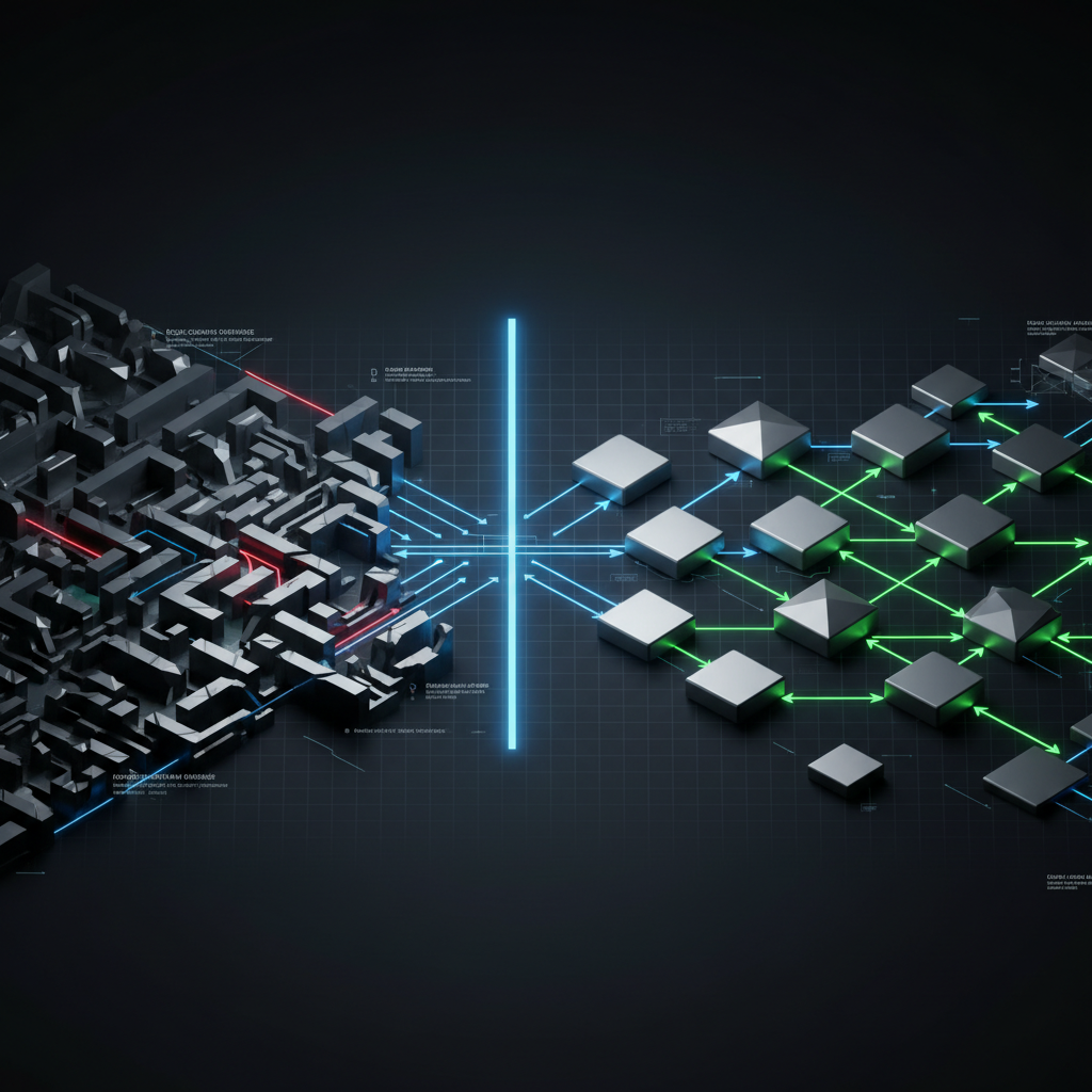 의존성 기반 경계 분리 이미지