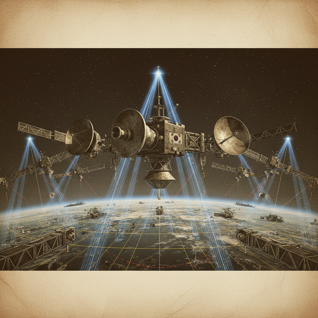 우주 인프라 제공 구조 이미지