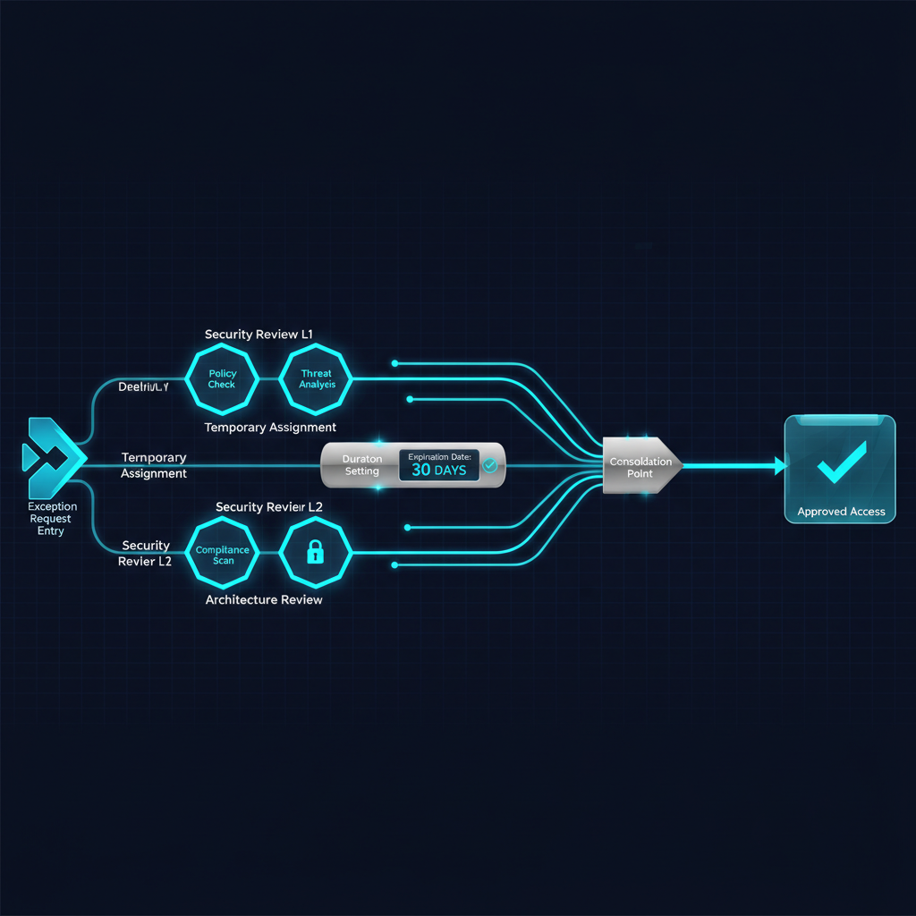 공공기관 망분리 예외 관리 플로우차트