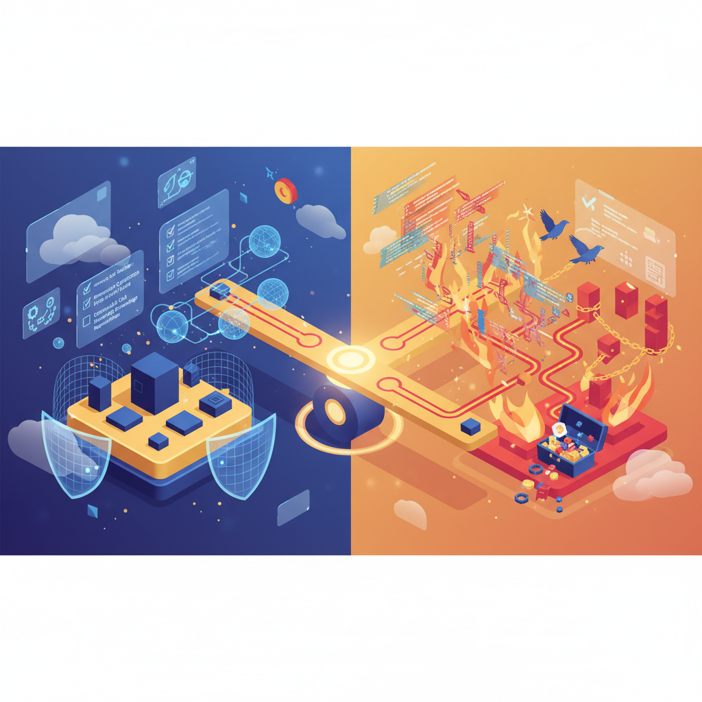 플랫폼 표준화 마찰 균형 이미지