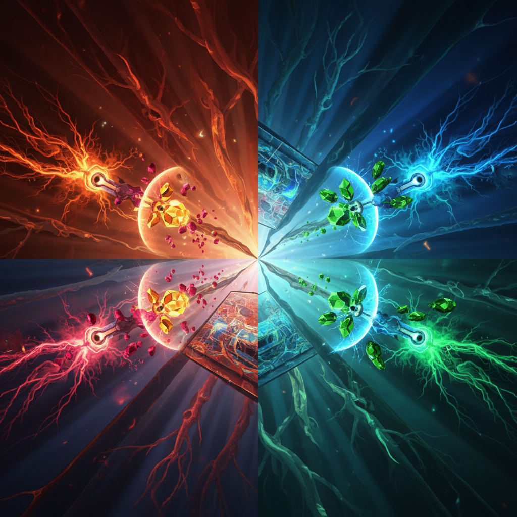 카페인 작동 원리 다이어그램: 아데노신 생성과 수용체 결합 과정