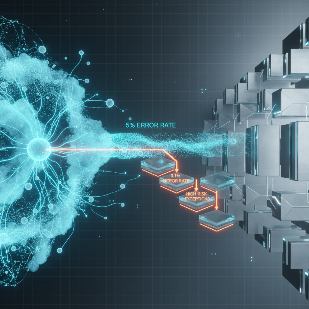 예측 불가능성과 통제 가능성 긴장 관계 다이어그램