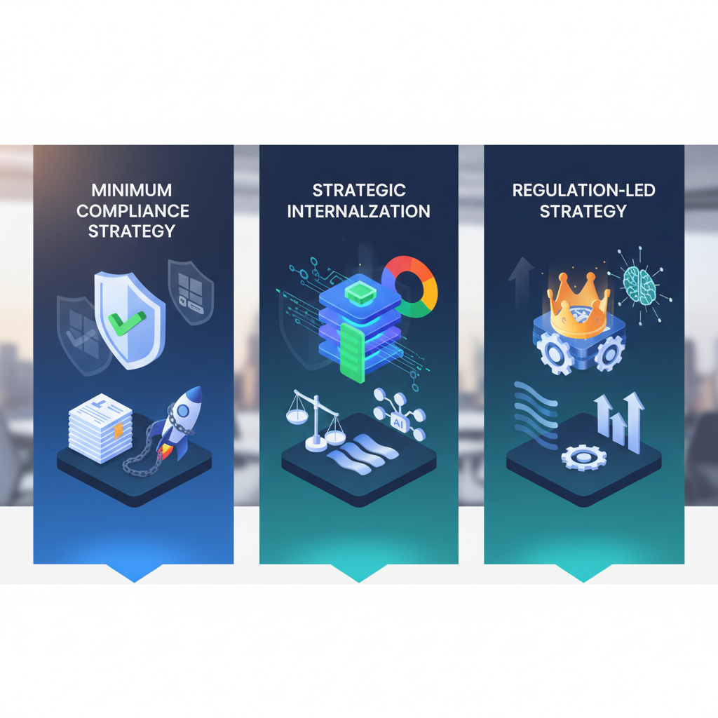 세 가지 대응 전략 비교 인포그래픽