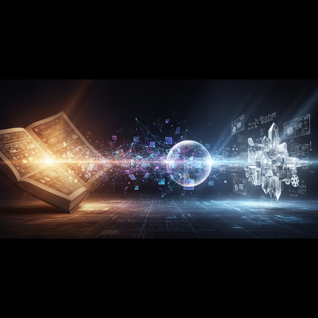 대표 이미지: 기술 서적 독서의 본질을 시각화하는 메인 개념 이미지