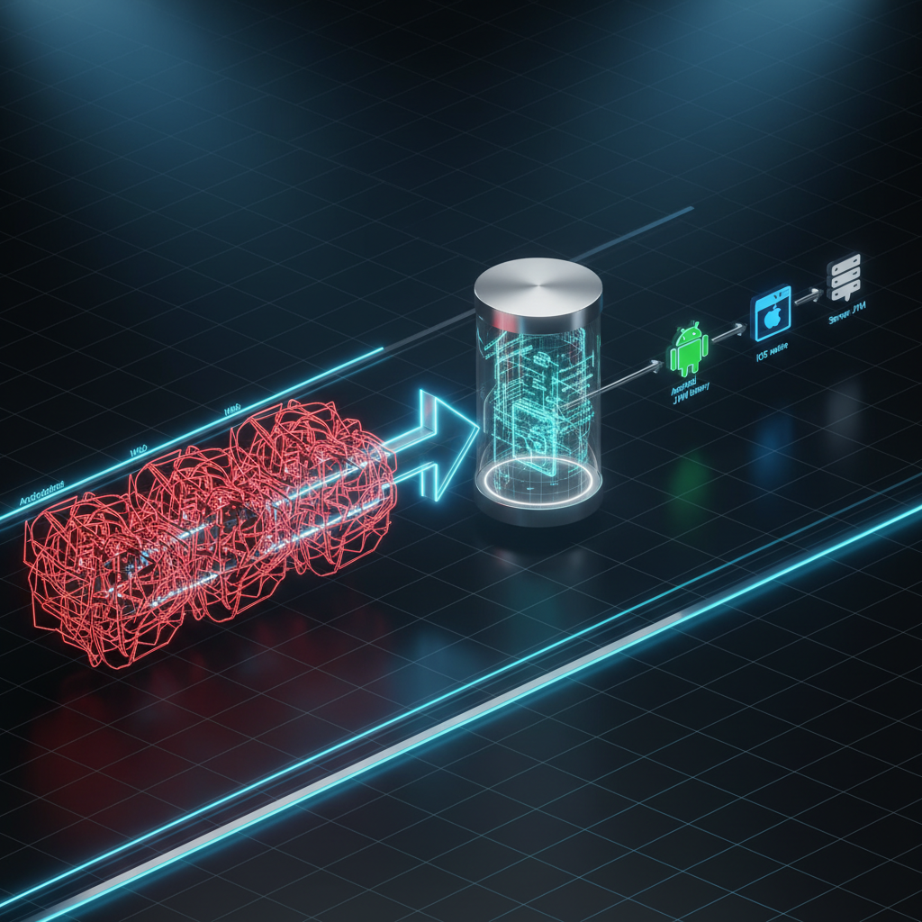 비즈니스 로직 공유 개념 다이어그램