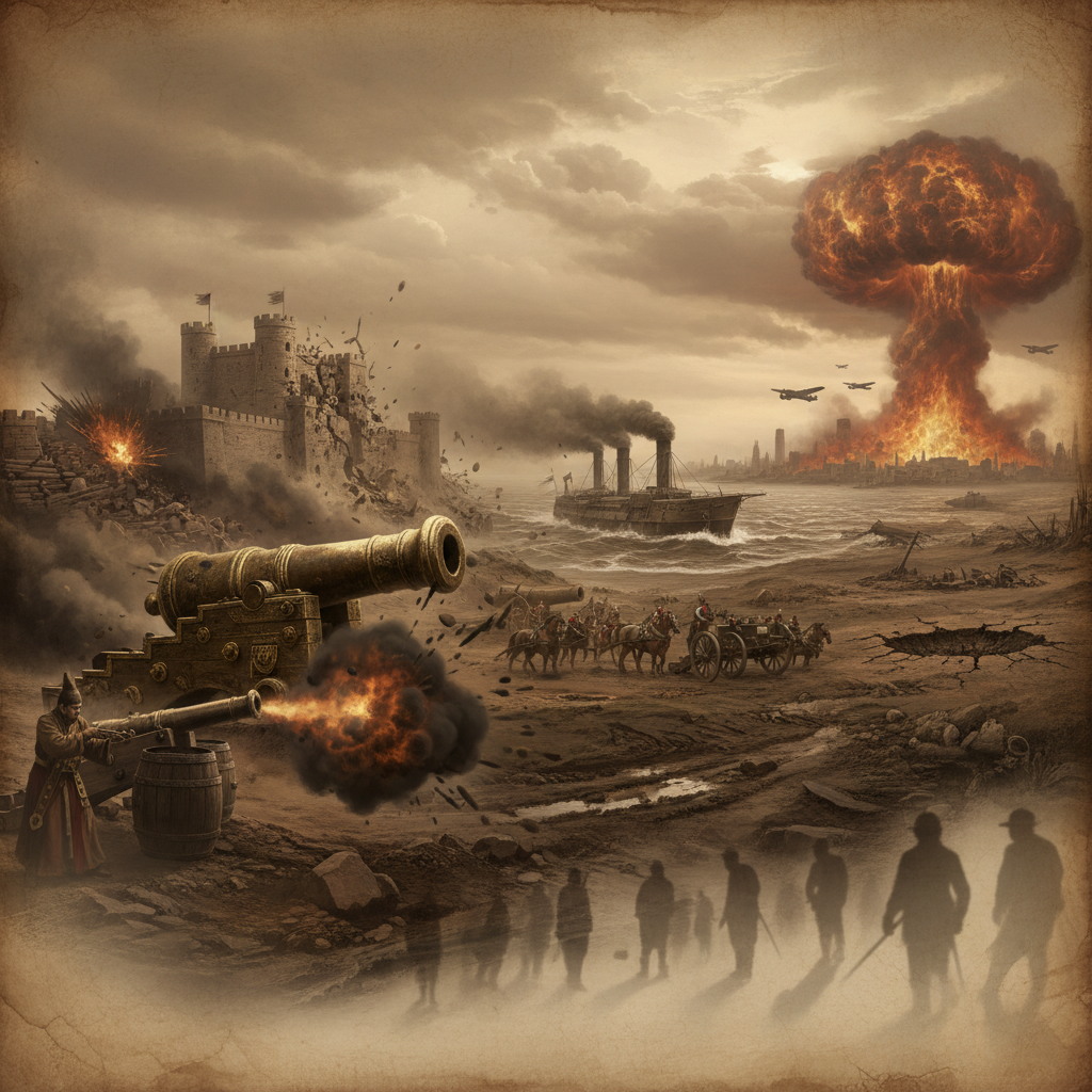 # 전쟁의 역사를 바꾼 과학기술의 발전