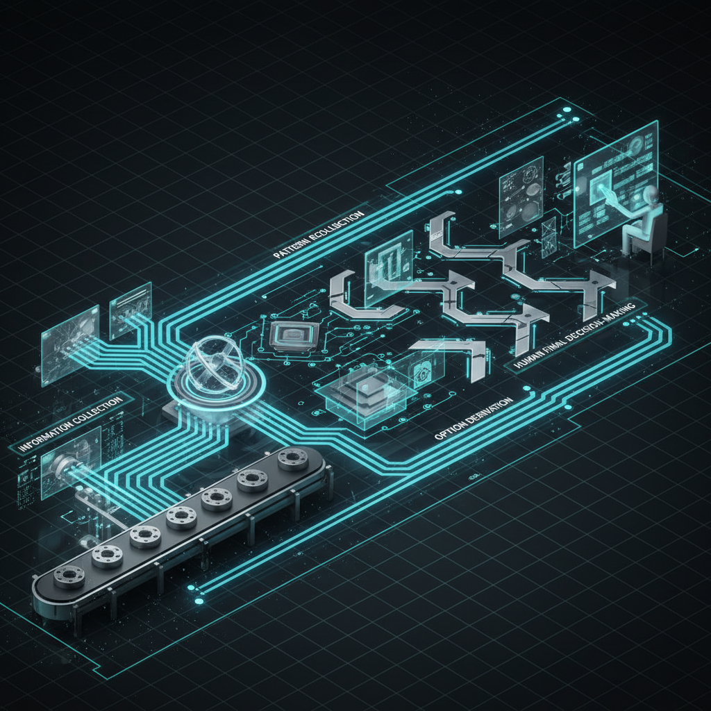 에이전틱 AI의 인지 부하 제거 프로세스 시각화